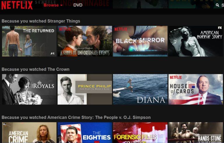 Netflix - personalizace
