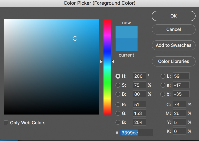 Photoshop - úprava barev