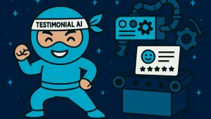 SEO ninja sbírající zákaznické recenze