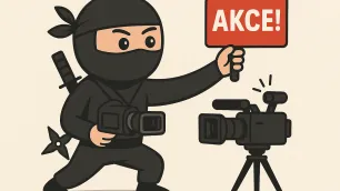 SEO ninja natáčející videa