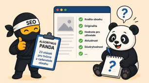 Algoritmus Panda - otázky pro tvůrce webového obsahu