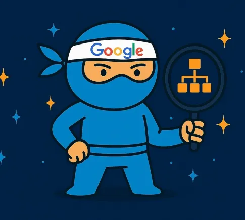 SEO ninja zkoumající strukturu obsahu