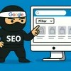 SEO ninja poukazující na možnost filtrace produktů na e-shopu
