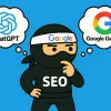 SEO ninja přemýšlející nad problematikou ChatGPT vs. Google Gemini