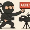SEO ninja natáčející videa
