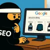 SEO ninja hledající vánoční dárky