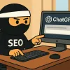 SEO ninja zadávající prompt do ChatGPT