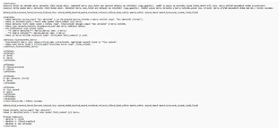 Parametrizace produktů - script