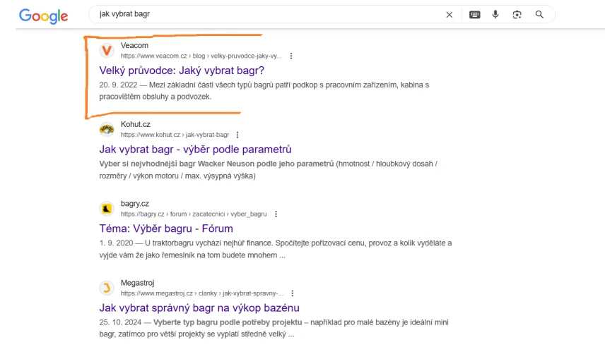 Veacom - SERP