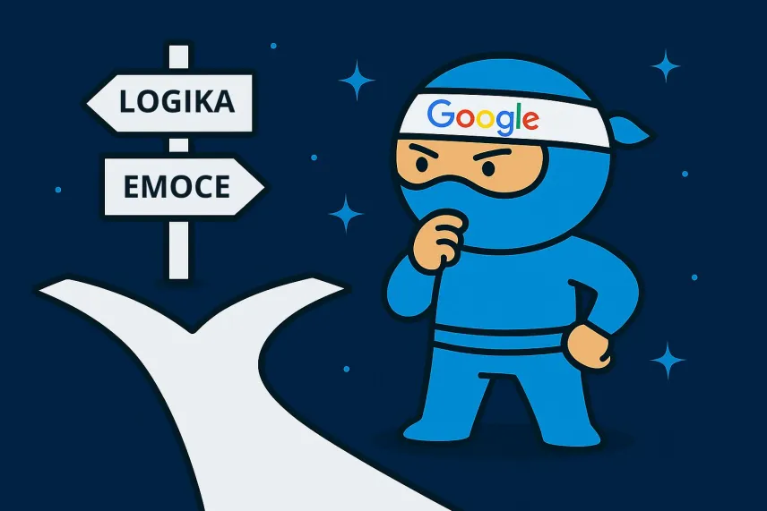 SEO ninja na rozcestí: Logika vs. emoce
