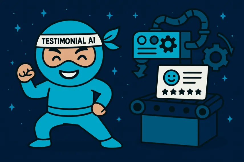 SEO ninja sbírající zákaznické recenze