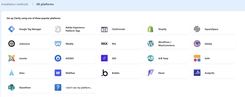 MS Clarity - instalace na web 2