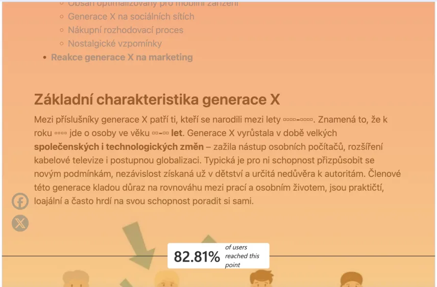 MS Clarity - scrollování