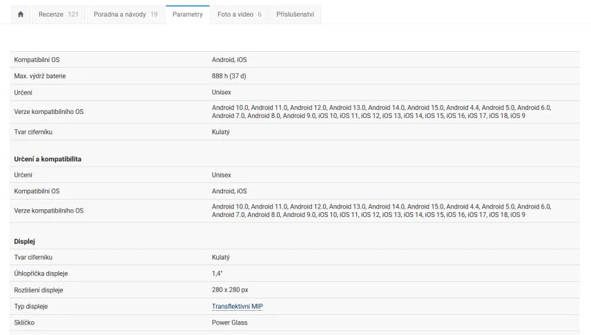 Garmin Fenix 7X Solar Slate Gray/Black Band - popis parametrů