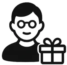 ikona - kupující dárku