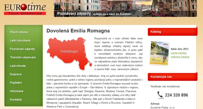 nový web Eurotime