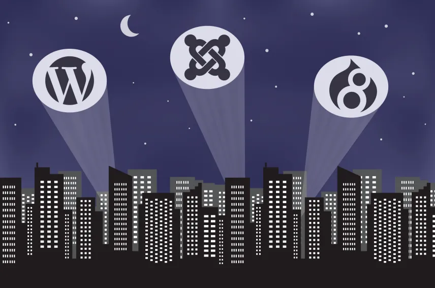 Nejpoužívanější redakční systémy - WordPress, Joomla, Drupal