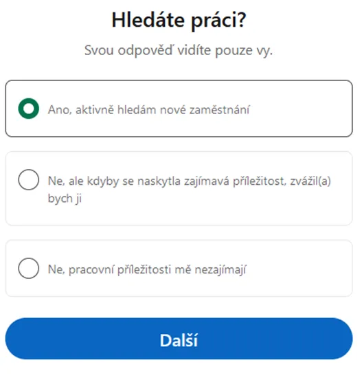 LinkedIn - založení profilu