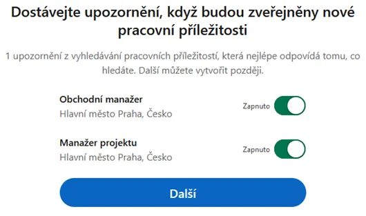 LinkedIn - založení profilu