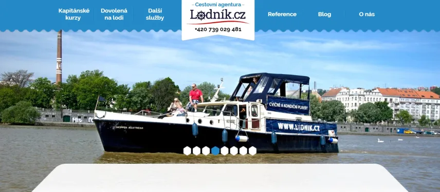 Lodnik.cz - programátorské a obsahové úpravy webu