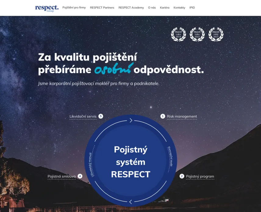 Respect Group stránky na D8