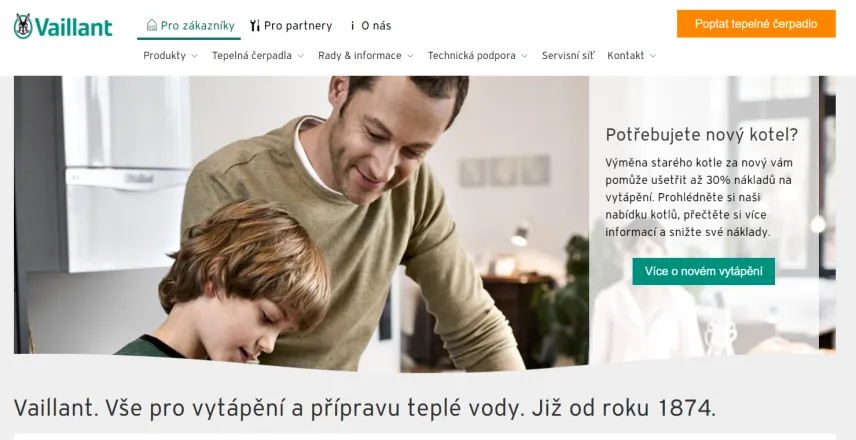 VAILLANT GROUP CZECH s.r.o - CRM systém a mobilní aplikace