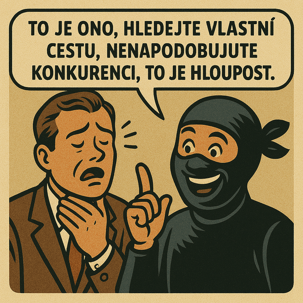 Tvorba webového obsahu - nenapodobovat konkurenci
